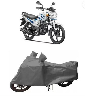 JVBRANGI Two Wheeler Cover for Suzuki(Hayate EP, Grey)