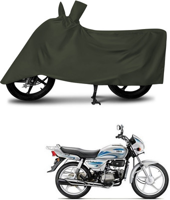 DeepShakshi AUTOMOTIVE Waterproof Two Wheeler Cover for Hero(Splendor Plus, Green)