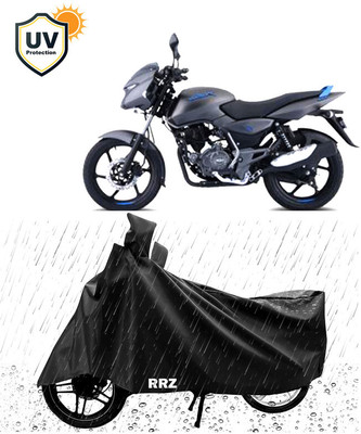RRZ Waterproof Two Wheeler Cover for Bajaj(Pulsar 125, Black)