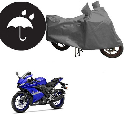 DeepShakshi AUTOMOTIVE Waterproof Two Wheeler Cover for Yamaha(Ray Z, Grey)