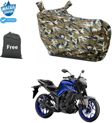 CODOKI Waterproof Two Wheeler Cover for Yamaha(MT 03, Yellow)