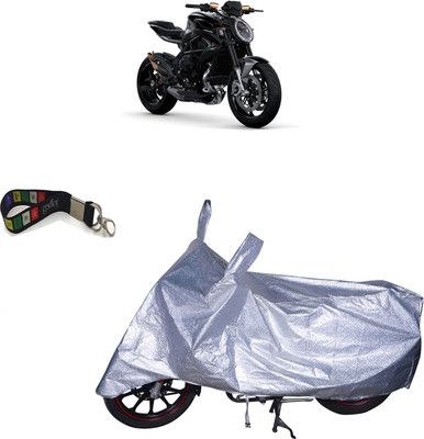 UKIGAL Waterproof Two Wheeler Cover for MV Agusta(BS6, Silver)