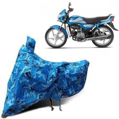 BOGYMON Waterproof Two Wheeler Cover for Hero(HF Deluxe, Blue)