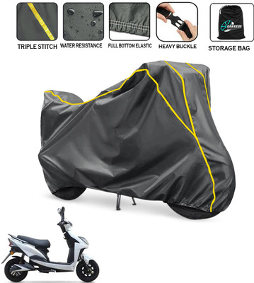 AUTOBIRSA Waterproof Two Wheeler Cover for Techo Electra(Electra, Grey)