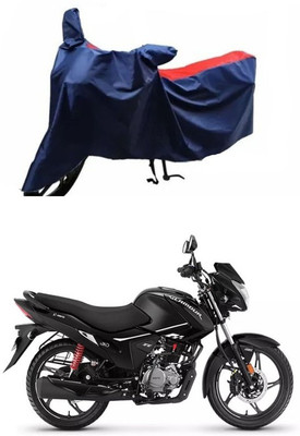 AUTOCAD Waterproof Two Wheeler Cover for Hero(Glamour Programmed FI BS6, Red, Blue)