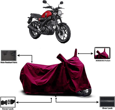 Amexride Two Wheeler Cover for Yamaha(XSR155, Maroon)