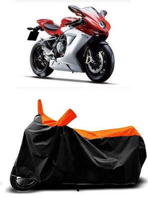 SK AUTO Waterproof Two Wheeler Cover for MV Agusta(F3, Orange)