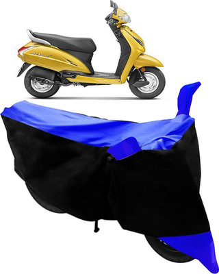 MMSSTAR Waterproof Two Wheeler Cover for Honda(Activa 5G, Black, Blue)
