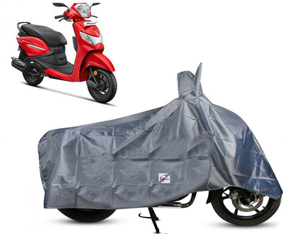 EGAL Waterproof Two Wheeler Cover for Hero(Pleasure Plus, Grey)