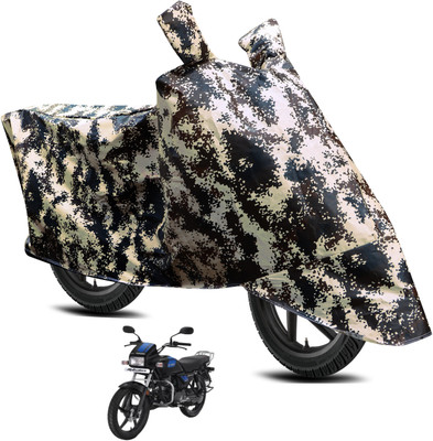 Auto Hub Waterproof Two Wheeler Cover for Hero(Splendor Plus, Multicolor)