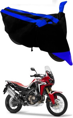 Furious3D Two Wheeler Cover for Honda(CRF1000L Africa Twin, Blue, Black)