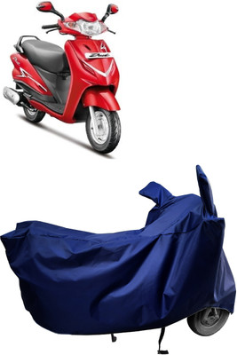Amexride Two Wheeler Cover for Hero(Duet LX 110CC BS6, Blue)