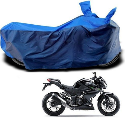 DeepShakshi AUTOMOTIVE Waterproof Two Wheeler Cover for Kawasaki(Z250, Blue)