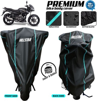 AutoGalaxy Waterproof Two Wheeler Cover for Bajaj(Pulsar 150 DTS-i, Black)