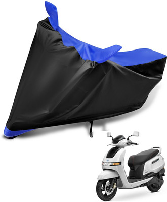 Euro Care Waterproof Two Wheeler Cover for TVS(iQube, Blue)