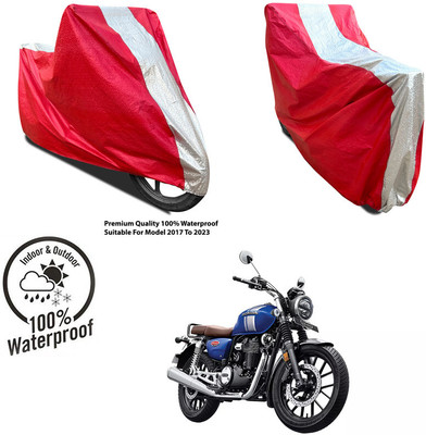 AutoGalaxy Waterproof Two Wheeler Cover for Suzuki(Avenis 125, Silver, Red)