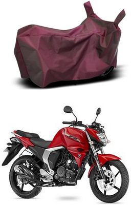 Mdstar Waterproof Two Wheeler Cover for Yamaha(FZ FI BS6, Maroon)