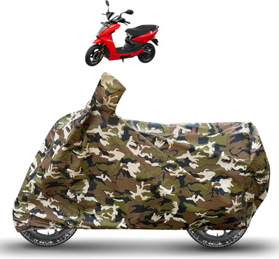 Caronix Waterproof Two Wheeler Cover for Ather(450, Brown)