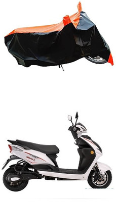 VESMEI Two Wheeler Cover for Bajaj(Sport 63 60V, Orange)