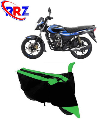 RRZ Waterproof Two Wheeler Cover for Bajaj(Platina 110, Black, Green)