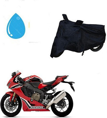 DeepShakshi AUTOMOTIVE Waterproof Two Wheeler Cover for Honda(CBR 1000RR, Black)