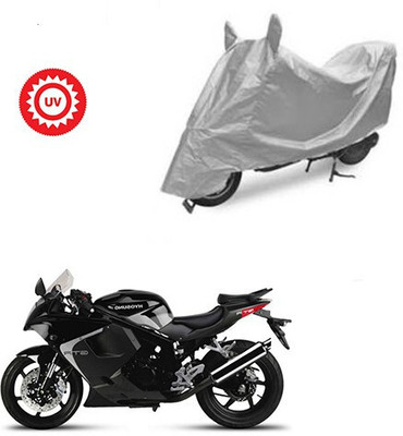 DeepShakshi AUTOMOTIVE Waterproof Two Wheeler Cover for Hyosung(GT250R, Silver)