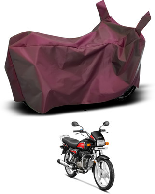 CODOKI Waterproof Two Wheeler Cover for Hero(Splendor, Maroon)