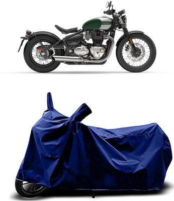 VESMEI Two Wheeler Cover for Triumph(Bonneville Bobber, Blue)