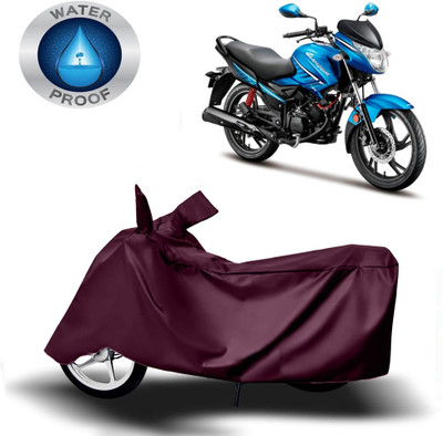 Autoinnovation Two Wheeler Cover for Hero(Glamour, Maroon)