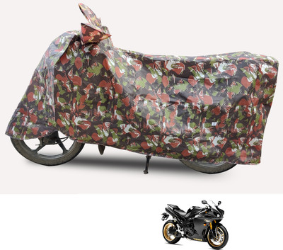 Euro Care Two Wheeler Cover for Yamaha(YZF R1, Brown)