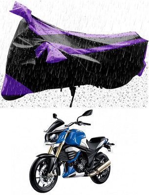 MMSSTAR Waterproof Two Wheeler Cover for Mahindra(Mojo, Purple, Black)