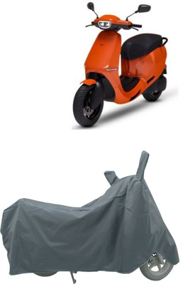 Coxtor Waterproof Two Wheeler Cover for Ola(Electric Scooter, Grey)