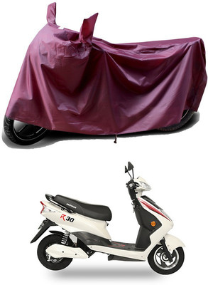 APNEK Waterproof Two Wheeler Cover for Okinawa(R30 electric scooter, Maroon)
