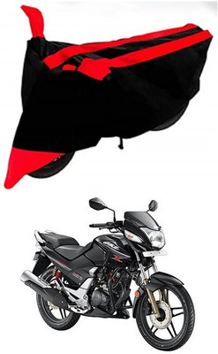 AutoGalaxy Waterproof Two Wheeler Cover for Hero(New CBZ, Red, Black)