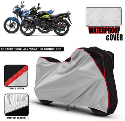 xodi Waterproof Two Wheeler Cover for Honda(SP 125, Silver, Black, Red)