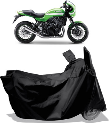 Amexride Two Wheeler Cover for Kawasaki(Z900 RS Cafe Racer, Black)