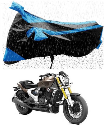 Mdstar Waterproof Two Wheeler Cover for TVS(Zeppelin, Blue, Black)