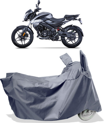 Amexride Two Wheeler Cover for Bajaj(Pulsar 160 NS DTS-i, Grey)