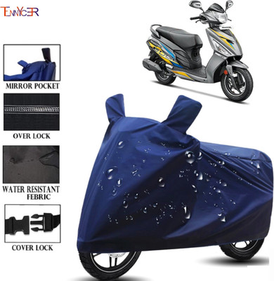 TENNYCER Waterproof Two Wheeler Cover for Hero(Maestro Edge, Blue)