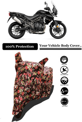 Amexride Two Wheeler Cover for Triumph(Tiger 800 XR, Multicolor)
