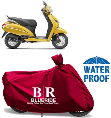 BLUERIDE Two Wheeler Cover for Honda(Activa 5G, Maroon)