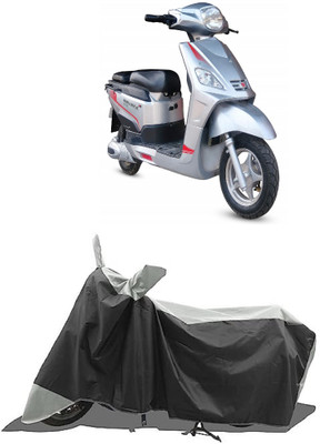 GROFATIK Two Wheeler Cover for Hero(Electric, Grey)