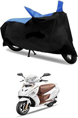 Mdstar Waterproof Two Wheeler Cover for Hero(Blue, Black)