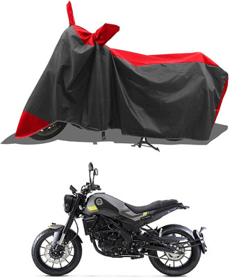 KEDIT Two Wheeler Cover for Benelli(Leoncino 800, Red)
