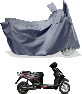 Amexride Two Wheeler Cover for Hero Electric(Electric NYX, Grey)