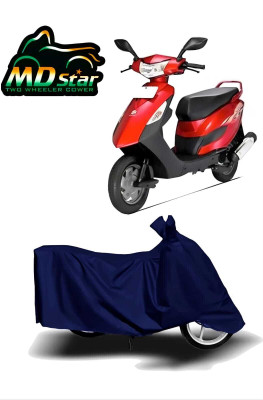 MMSSTAR Waterproof Two Wheeler Cover for Bajaj(Kristal, Black)
