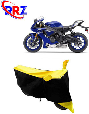 RRZ Waterproof Two Wheeler Cover for Yamaha(YZF-R1, Black, Yellow)