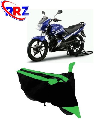 RRZ Waterproof Two Wheeler Cover for Yamaha(Gladiator RS, Black, Green)