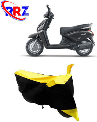 RRZ Waterproof Two Wheeler Cover for Mahindra(Gusto, Black, Yellow)