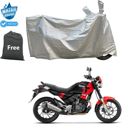 PAGORA Waterproof Two Wheeler Cover for Hero(Xpulse 200T, Silver)